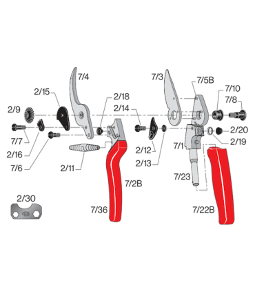 TIJERA FELCO-7 GIRATORIA