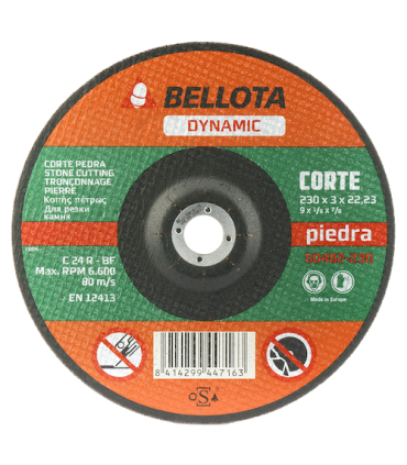 DISCO BELLOTA PIEDRA ABRASIVO (2 MEDIDAS)