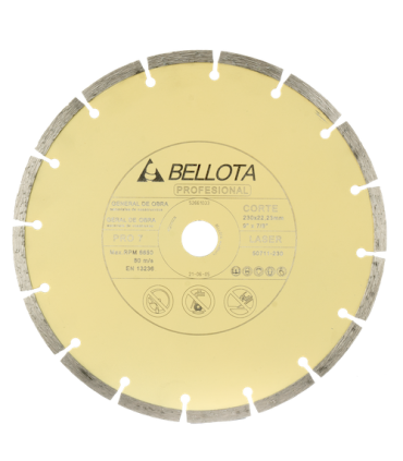 DISCO BELLOTA DIAMANTE BANDA DISCONTINUA (2 MEDIDAS)