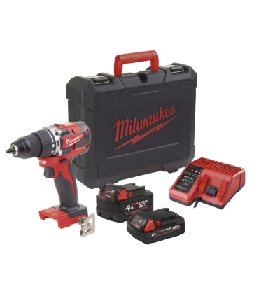 TALADRO MILWAUKEE M18 (2 BATERÍAS 4-2 AH Y CARGADOR)