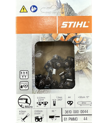 CADENA STIHL SIERRA 3/8"PMM3 1.1 44 ESLABONES