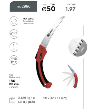 SERRUCHO KAMIKAZE C180H PLEGABLE