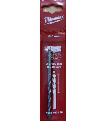 BROCA MILWAUKEE PARED Y HORMIGÓN