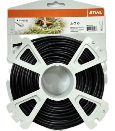 NYLON STIHL 3,3 MM 38 METROS REDONDO NEGRO