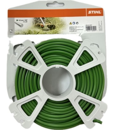 NYLON STIHL 4 MM 27 METROS REDONDO VERDE